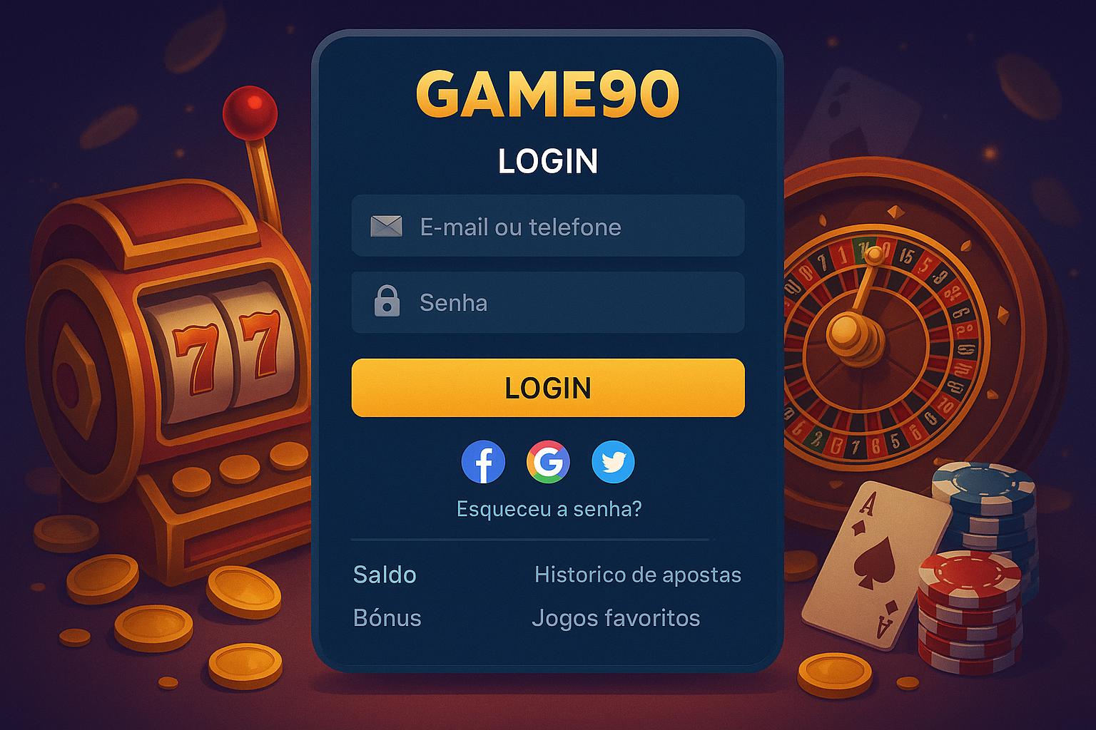 Registro na GAME90 Garante Acesso a uma Vasta Seleção de jogo